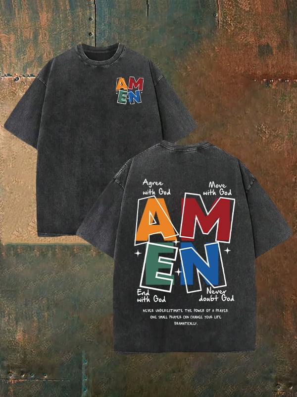 Unisex  AMEN  Washable T-shirt