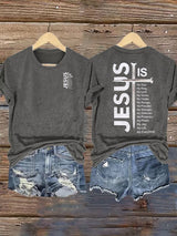 Women's  JESUS IS My God Print T-Shirt
