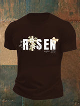 Men's  He is Risen  Print  T-Shirt