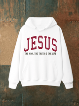 Unisex  JESUS THE WAY, THE TRUTH & THE LIFE printed  Hoodie