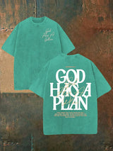 Unisex  God Has a Plan  Washable T-shirt