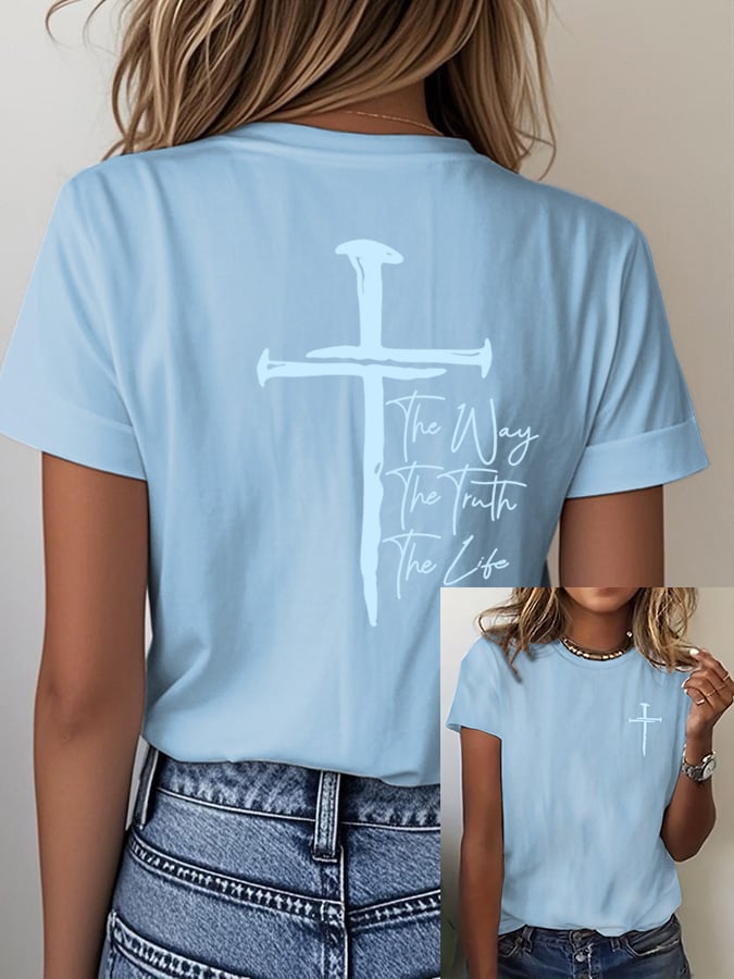 Women's The Way The Truth The Life Print T-Shirt