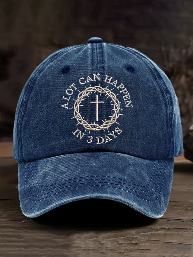 🔥Hot Sale Picks 🔥Unisex A Lot Can Happen In 3 Days Print Baseball Cap