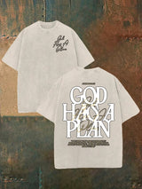 Unisex  God Has a Plan  Washable T-shirt
