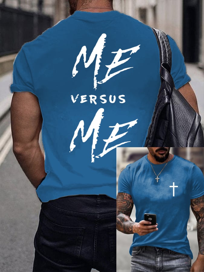 Men's Gym Faith Printed Shirt