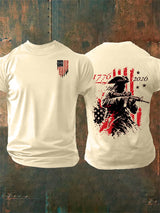 Men's 250th Anniversary Distressed American Flag 2-sided Shirt