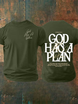 Men's  God Has a Plan   T-Shirt