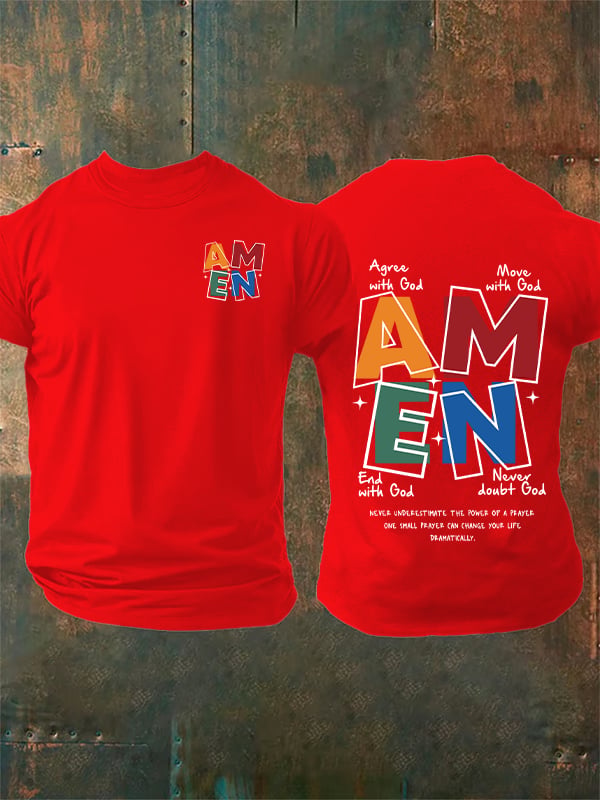 Men's AMEN Print T-Shirt