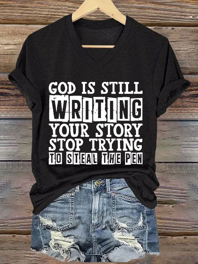 Women'S Casual Faith Short Sleeve T-Shirt