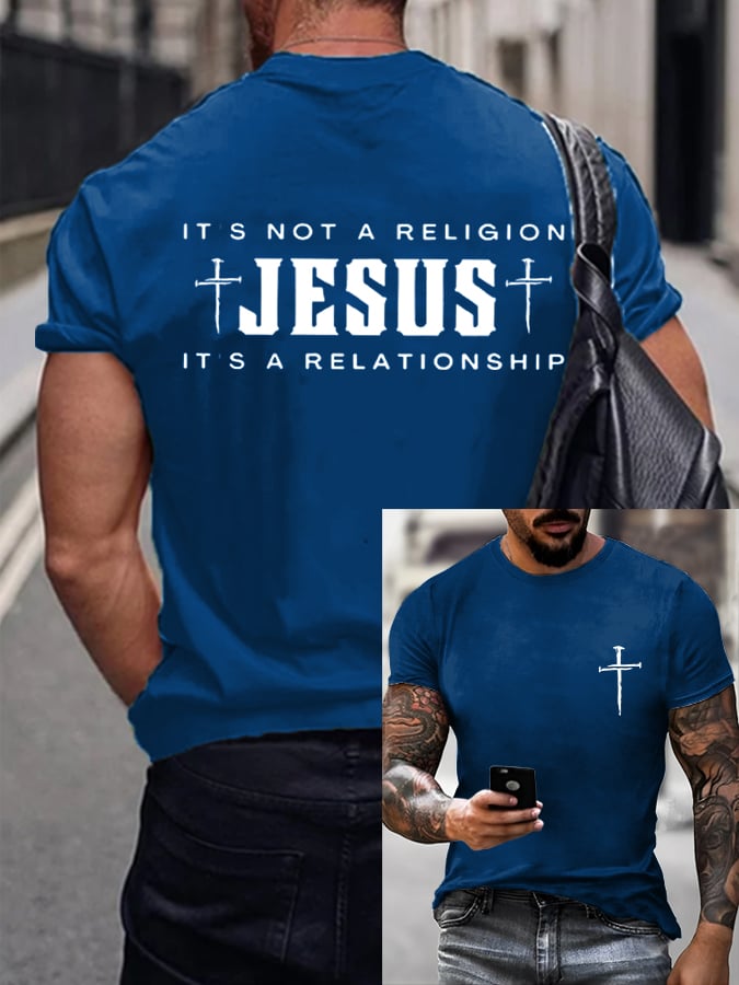 Men's Faith  Printed Casual T-Shirt