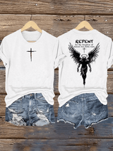 Women's  REPENT Print T-Shirt