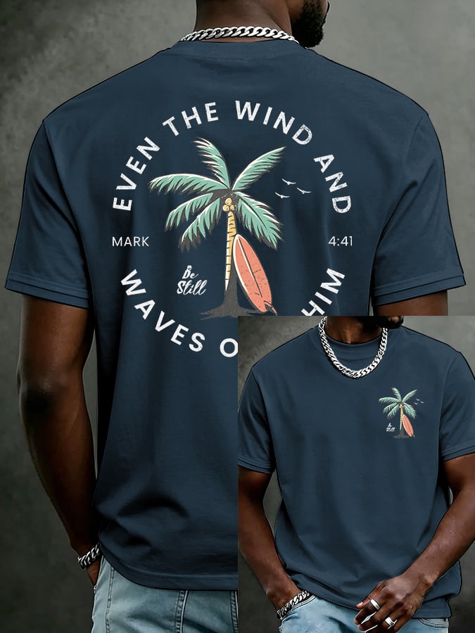 Men'S Casual Faith Short-Sleeved T-Shirt