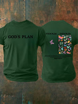 Men's  your-plan-and-god's-plan  Print  T-Shirt