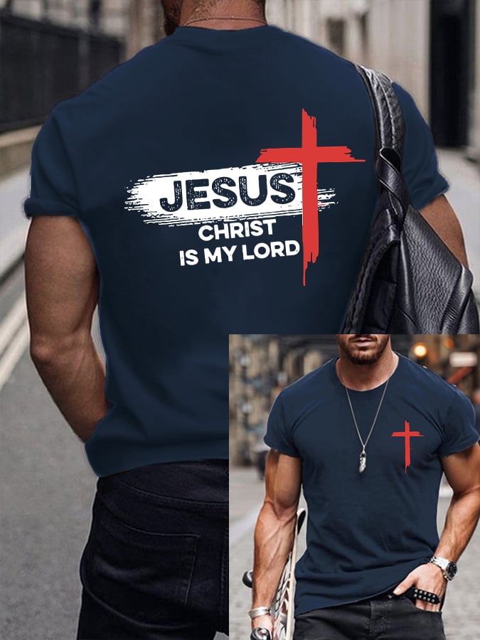 Men'S Casual Faith Short-Sleeved T-Shirt