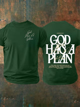 Men's  God Has a Plan   T-Shirt