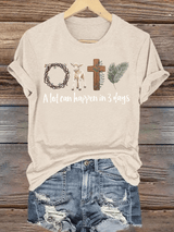 Women's  A lot can happen in 3 days Print T-Shirt