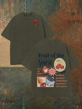Unisex  Fruit of the Spirit Print  Washable T-shirt